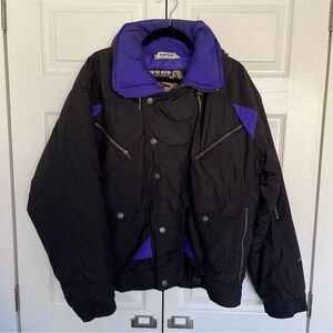 Men’s Sunice Black and Purple Snow / Ski Jacket Size 40